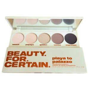 Beauty for Certain Playa to Palazzo Eyeshadow Palette 5 Shades Neutrals Gold